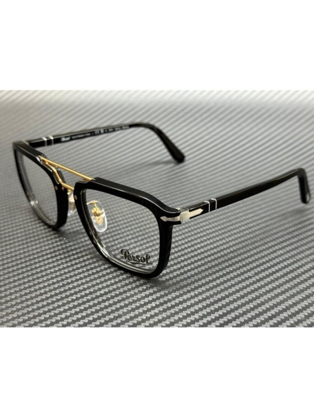 New Persol Men Black Eyeglasses 54-21-140